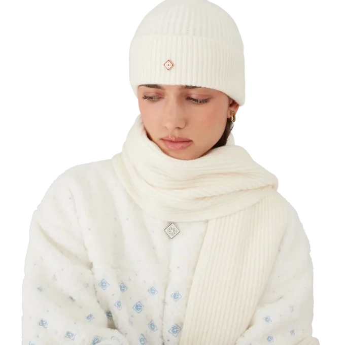 Wollmütze mit Rippmuster Wollmütze mit Rippmuster